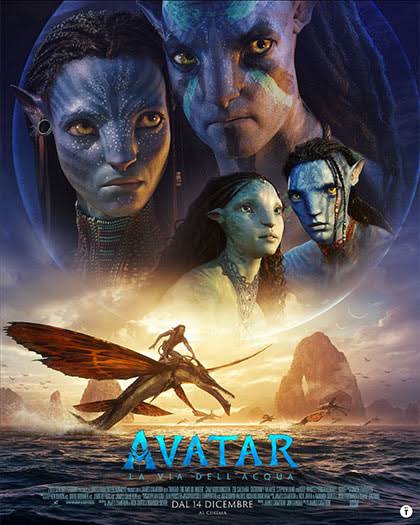 Avatar - La via dell'acqua di James Cameron.